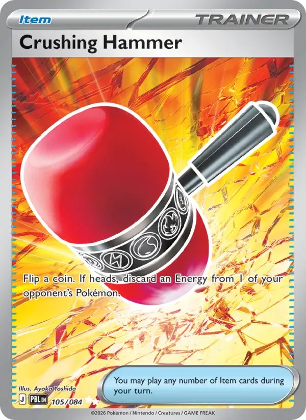 Crushing Hammer, Pokémon card