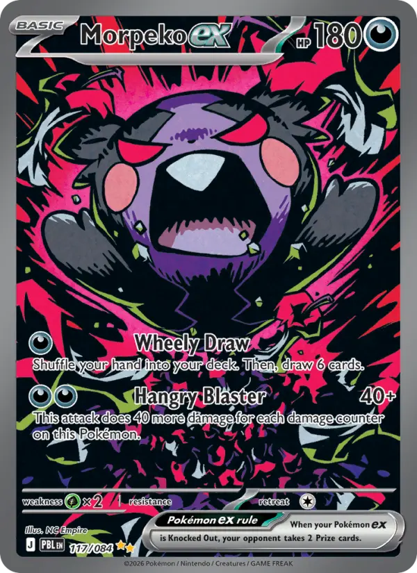 Morpeko ex, Pokémon card