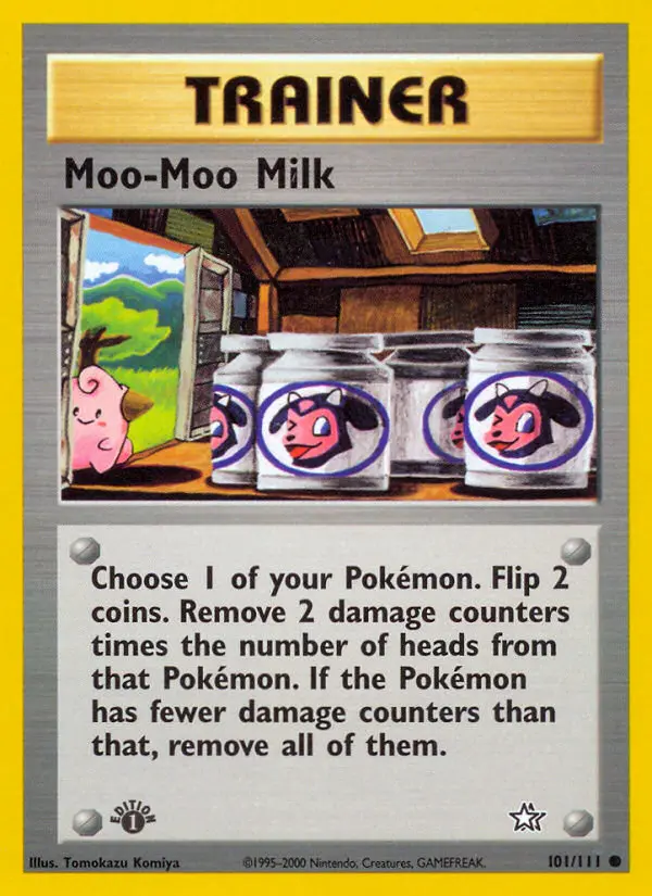 Moo-Moo Milk, Pokémon card