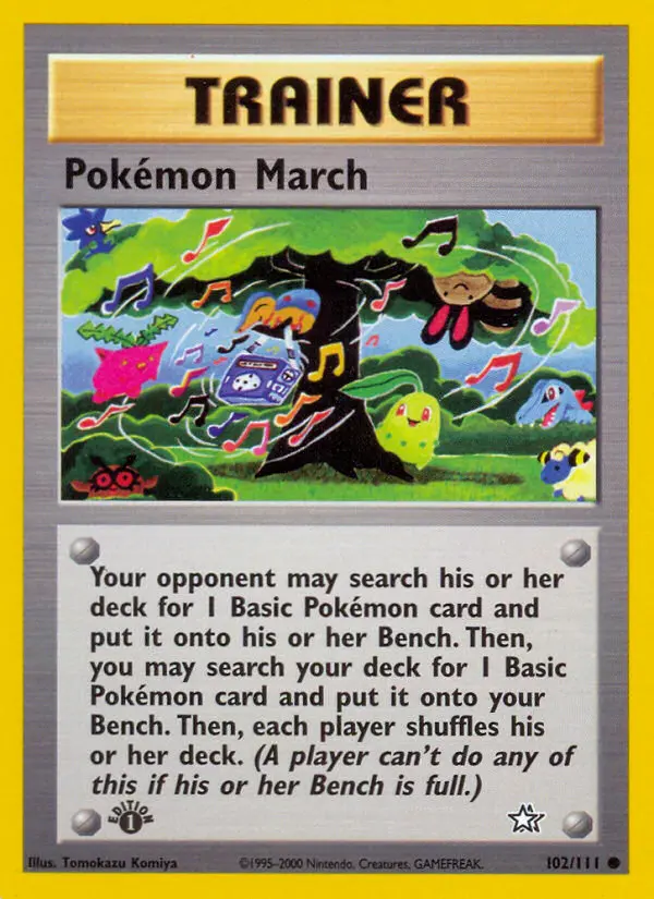 Pokémon March, Pokémon card