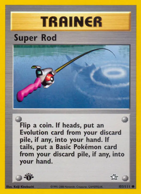 Super Rod, Pokémon card