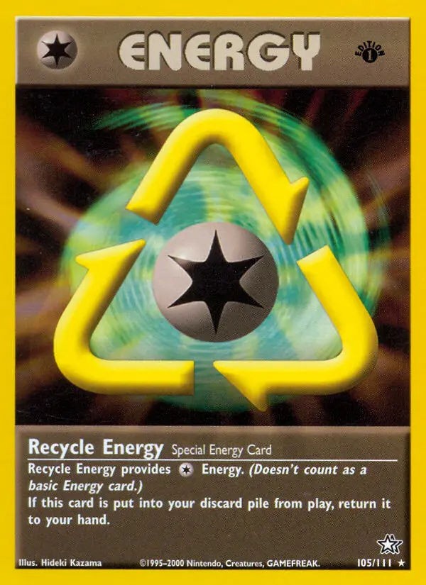 Recycle Energy, Pokémon card