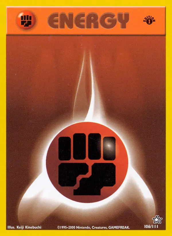 Fighting Energy, Pokémon card