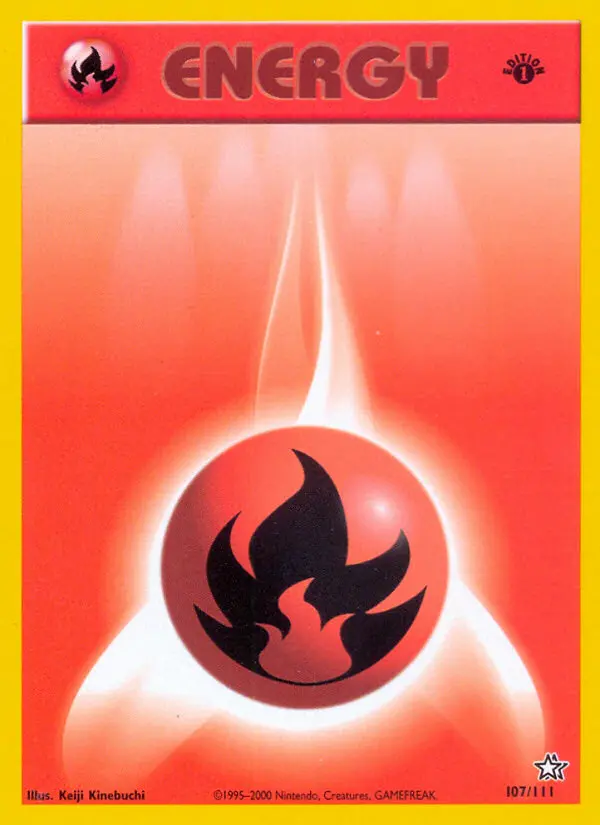 Fire Energy, Pokémon card