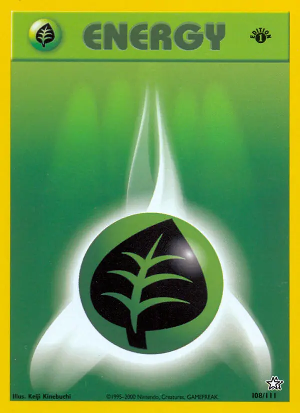 Grass Energy, Pokémon card