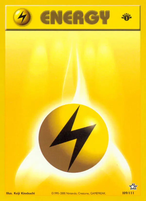 Lightning Energy, Pokémon card