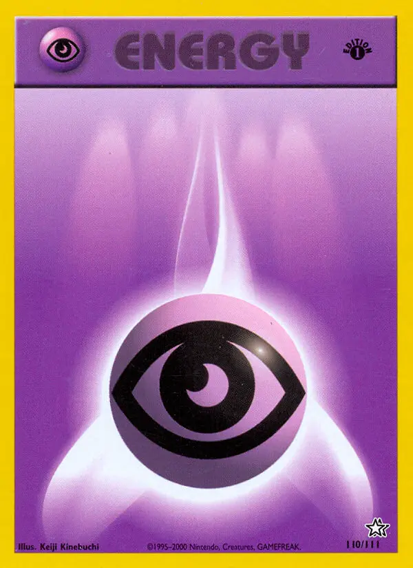 Psychic Energy, Pokémon card