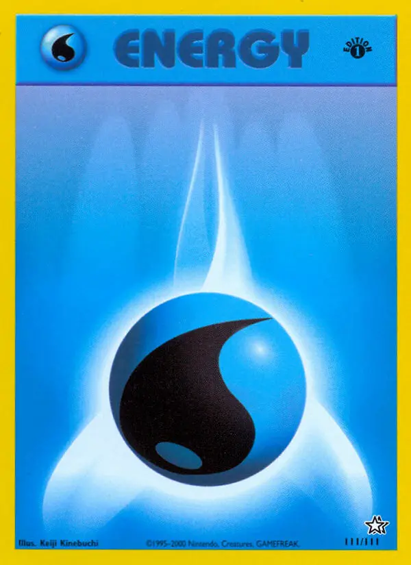Water Energy, Pokémon card