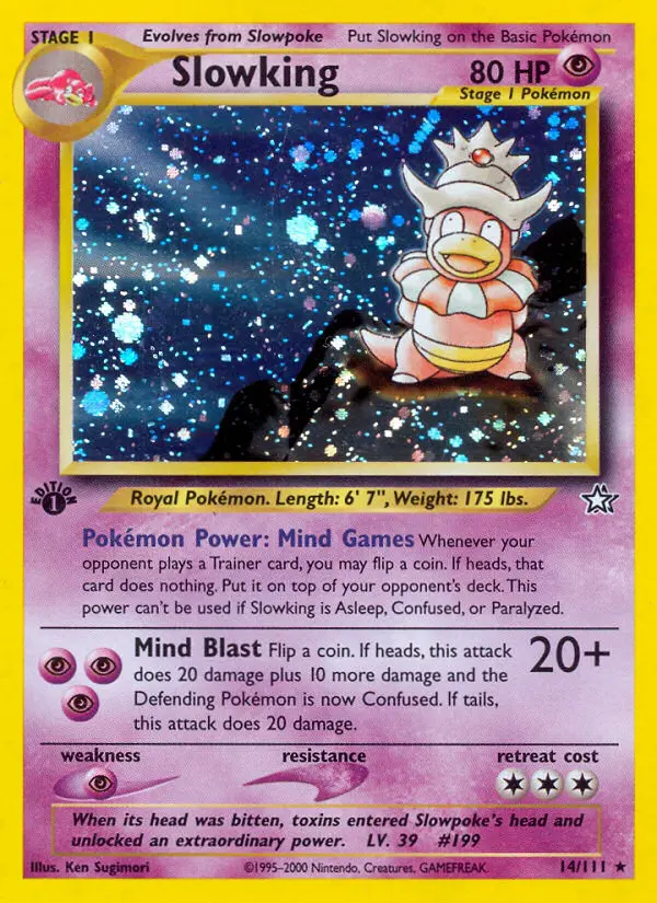 Slowking, Pokémon card