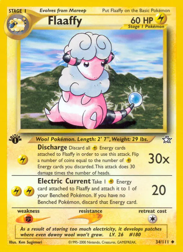 Flaaffy, Pokémon card