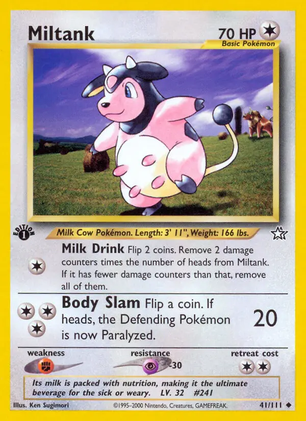 Miltank, Pokémon card