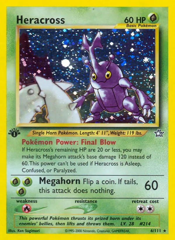 Heracross, Pokémon card