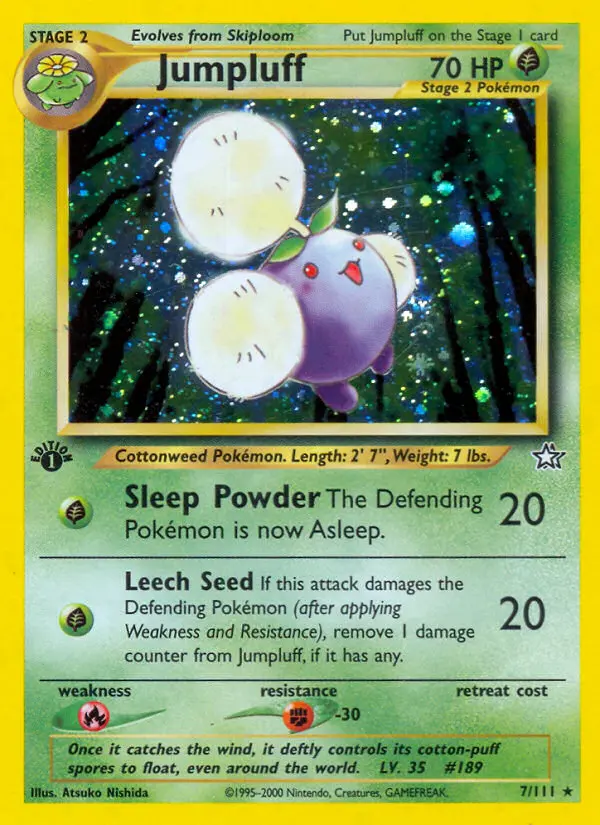 Jumpluff, Pokémon card