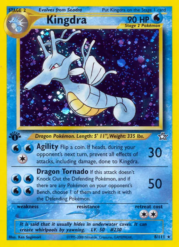 Kingdra, Pokémon card