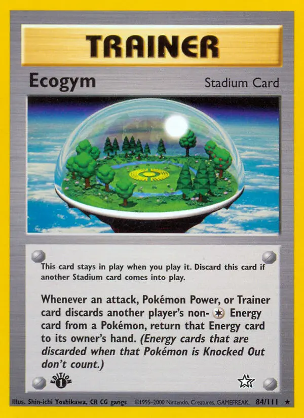 Ecogym, Pokémon card