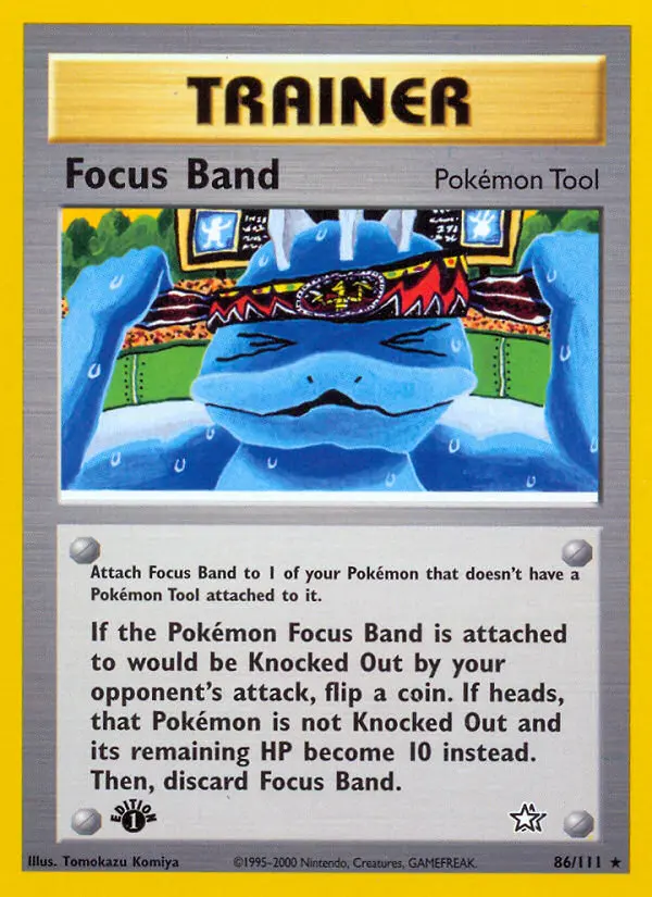 Focus Band, Pokémon card