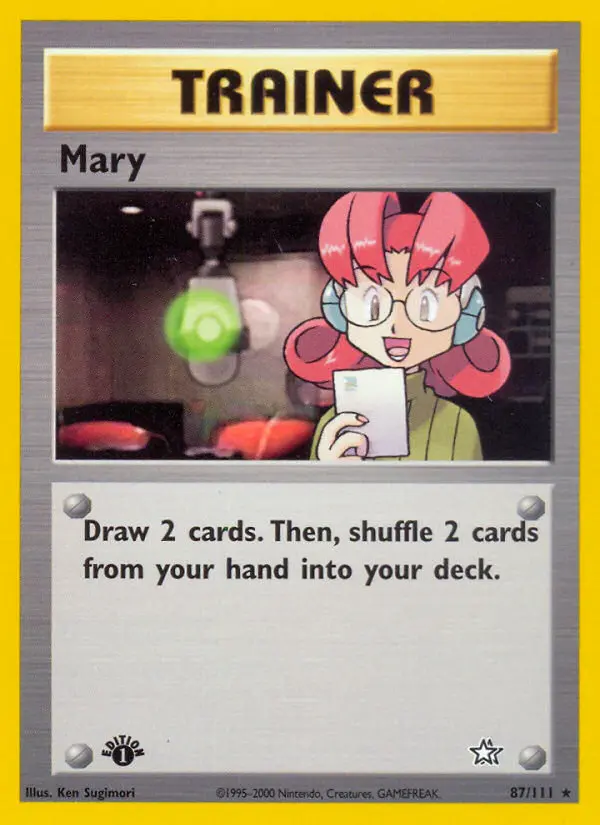 Mary, Pokémon card