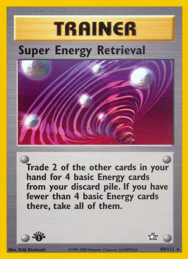 Super Energy Retrieval, Pokémon card