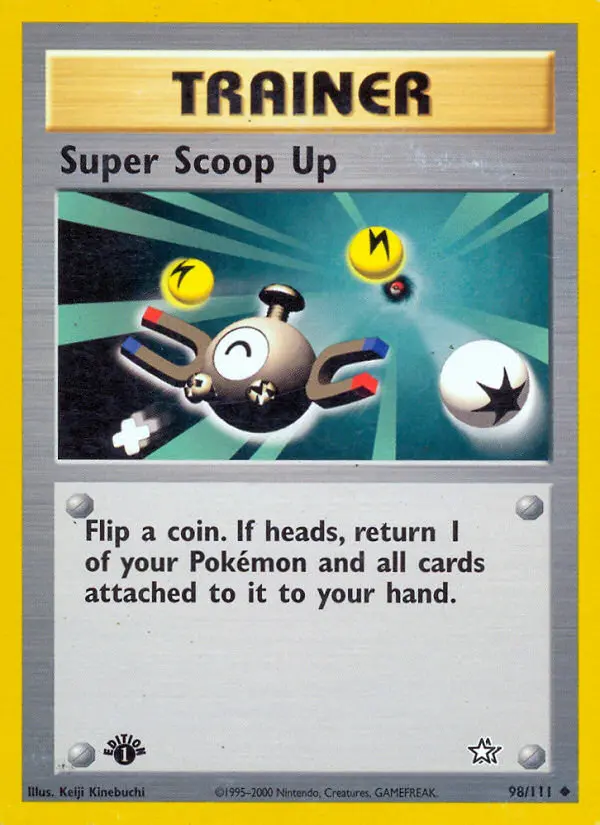 Super Scoop Up, Pokémon card
