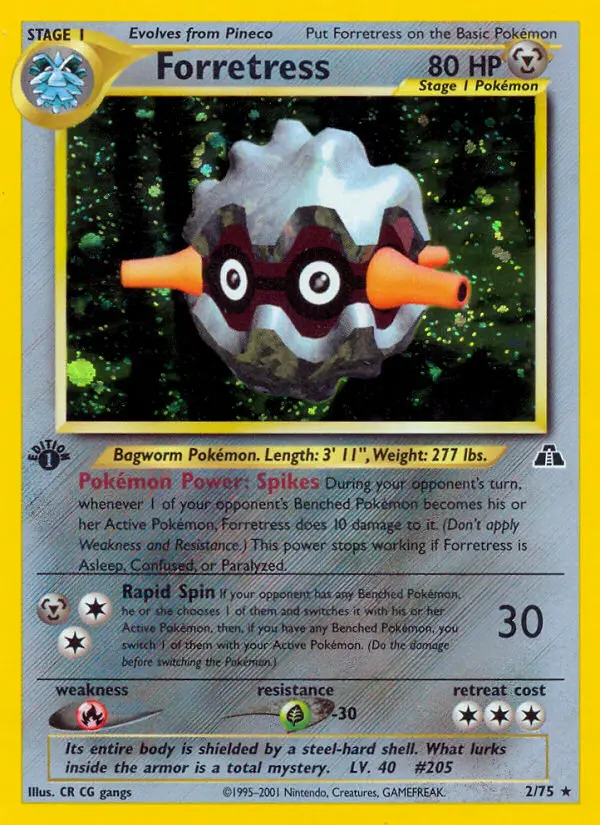Forretress, Pokémon card
