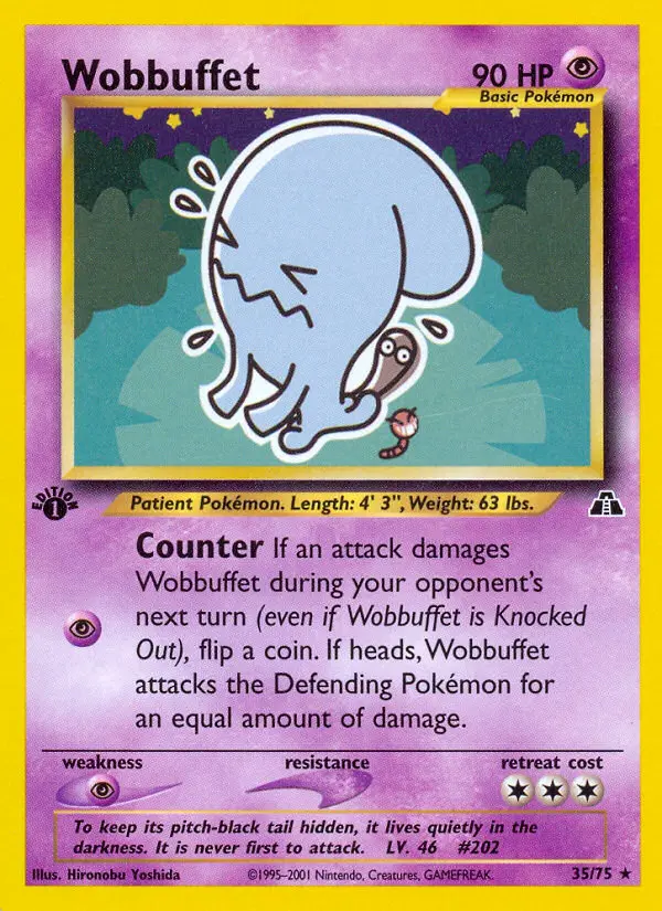 Wobbuffet, Pokémon card