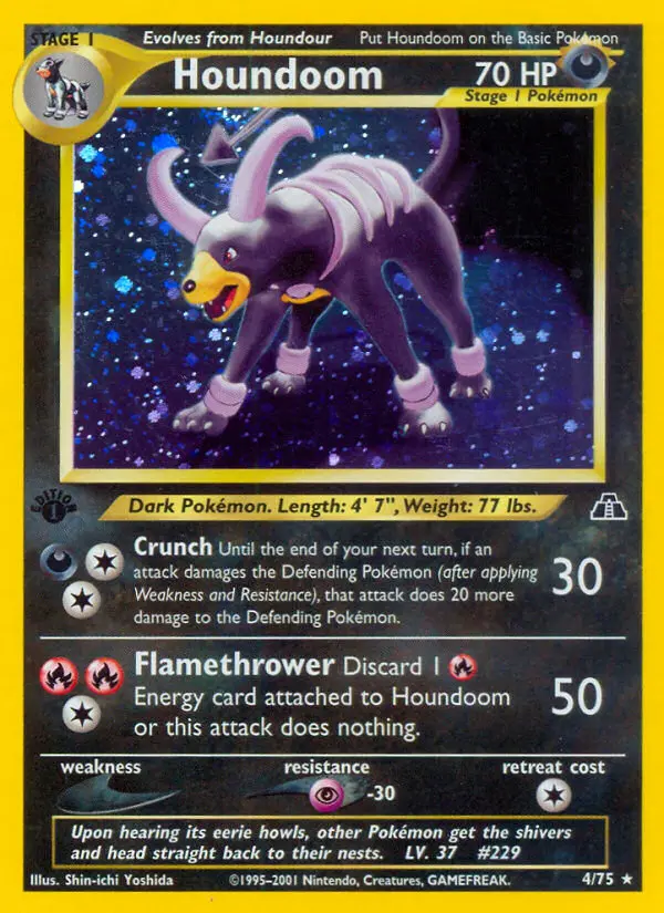 Houndoom, Pokémon card