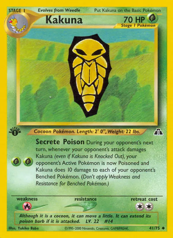 Kakuna, Pokémon card