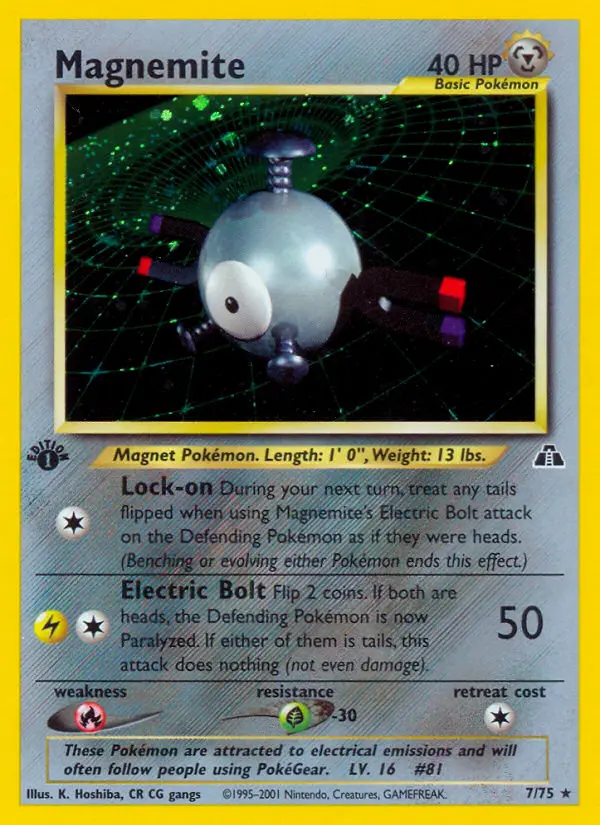 Magnemite, Pokémon card