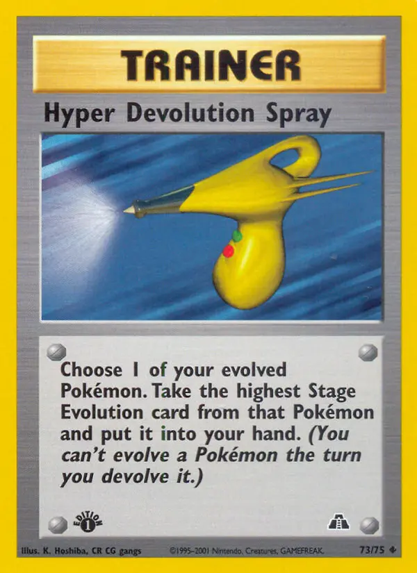 Hyper Devolution Spray, Pokémon card