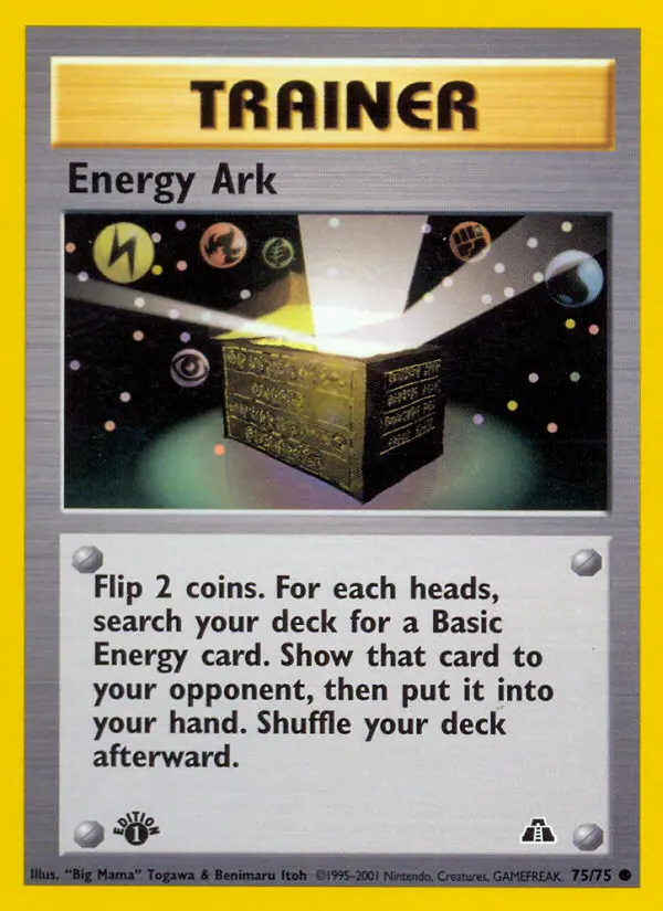 Energy Ark, Pokémon card