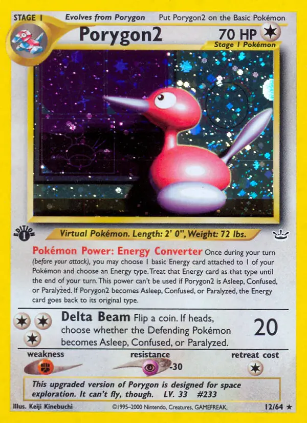 Porygon2, Pokémon card