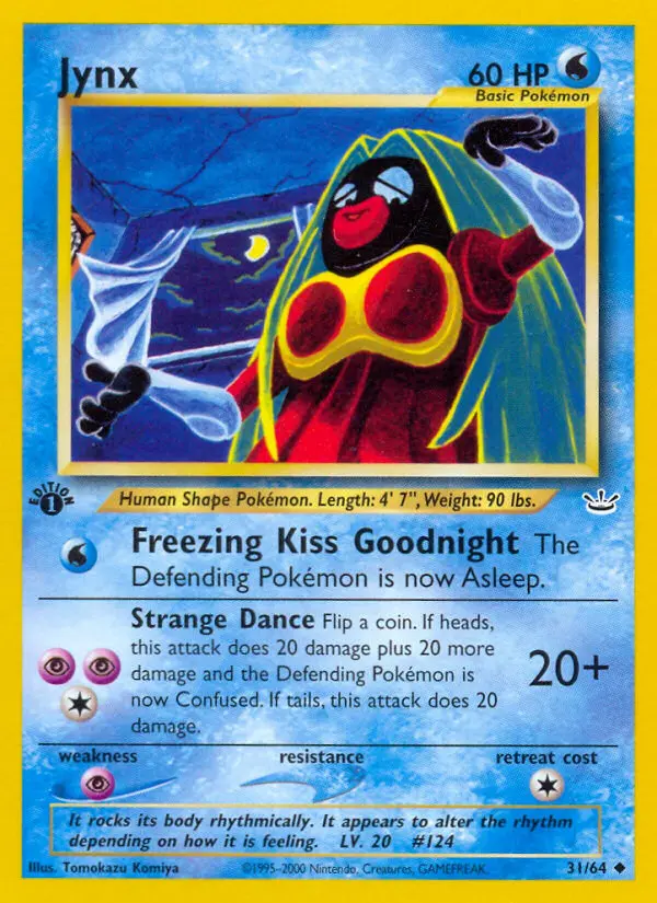 Jynx, Pokémon card