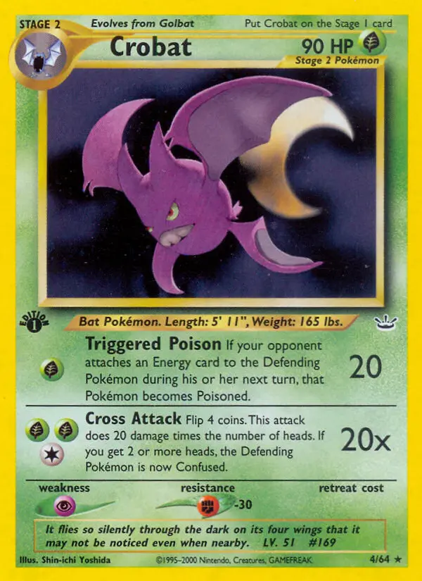 Crobat, Pokémon card