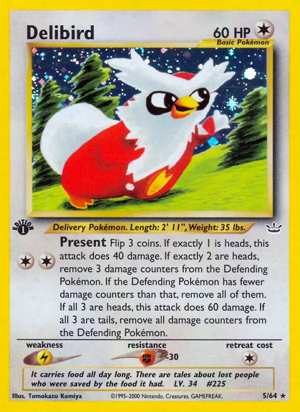 Delibird, Pokémon card