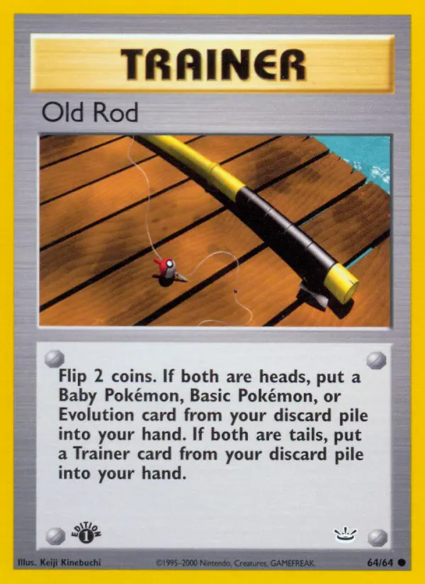 Old Rod, Pokémon card