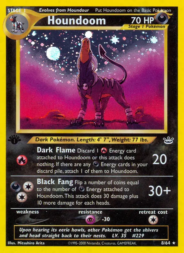 Houndoom, Pokémon card