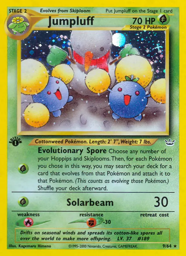 Jumpluff, Pokémon card
