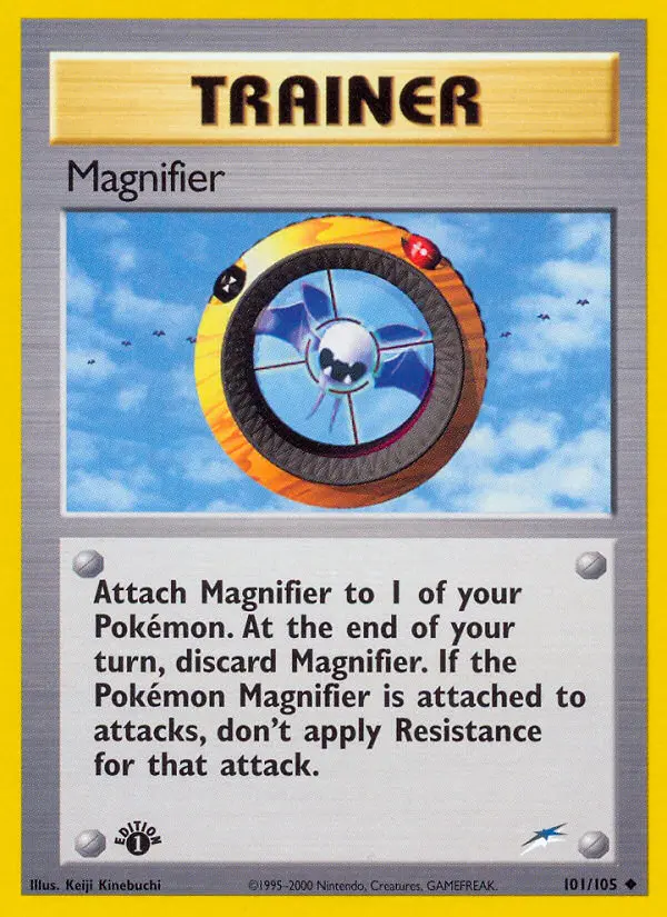 Magnifier, Pokémon card