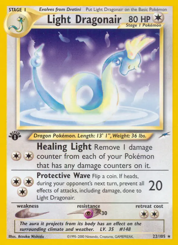 Light Dragonair, Pokémon card