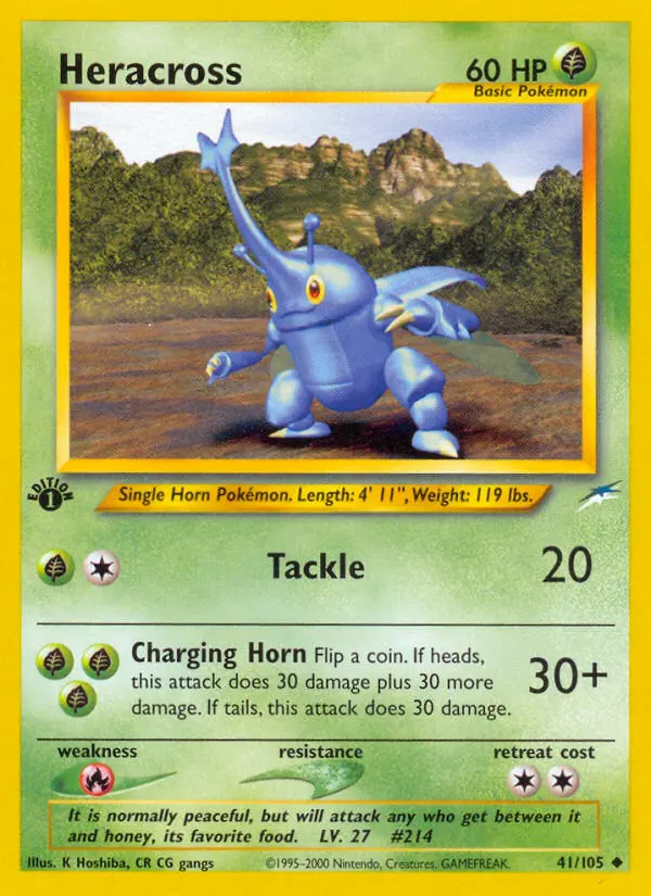 Heracross, Pokémon card
