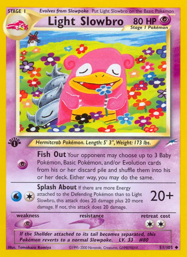 Light Slowbro, Pokémon card