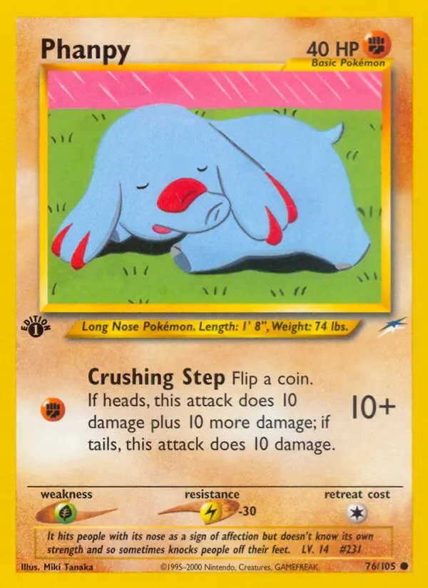 Phanpy, Pokémon card