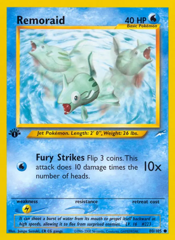 Remoraid, Pokémon card