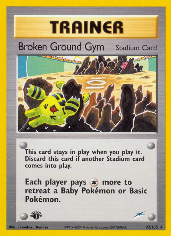 Broken Ground Gym, Pokémon card
