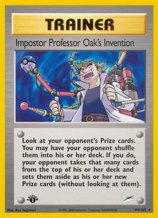 Impostor Professor Oak's Invention, Pokémon card
