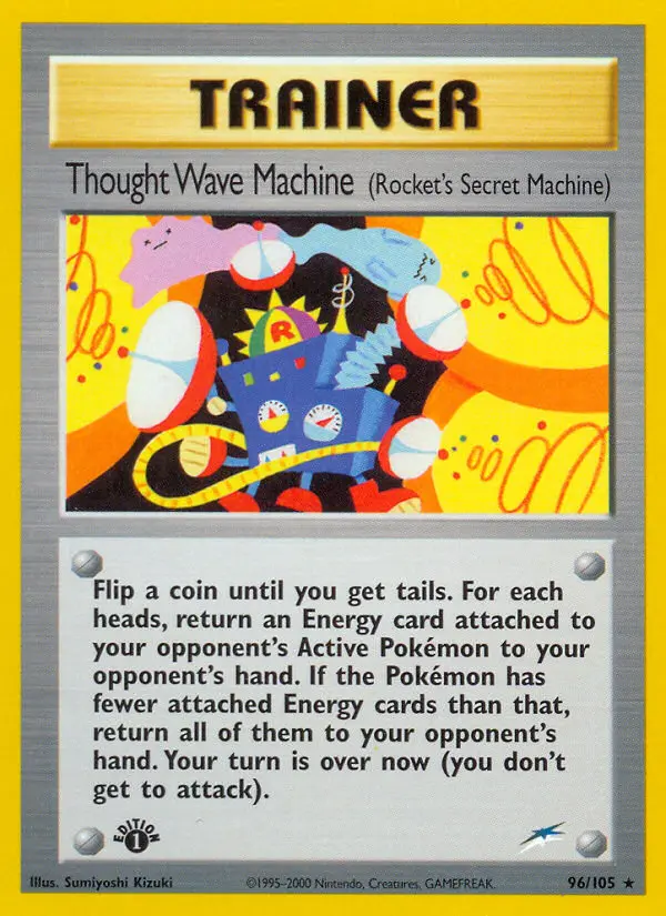 Thought Wave Machine (Rocket's Secret Machine), Pokémon card
