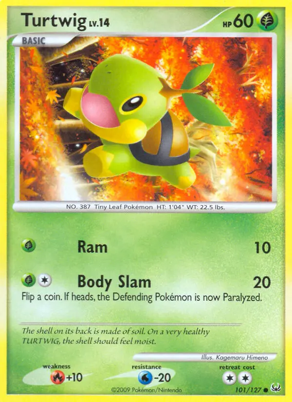 Turtwig, Pokémon card