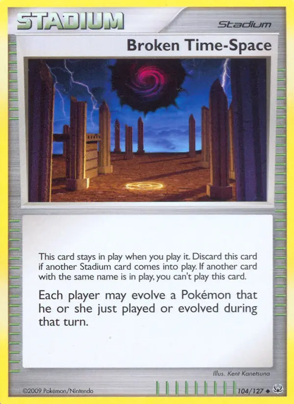 Broken Time-Space, Pokémon card