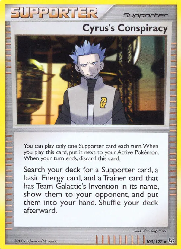 Cyrus's Conspiracy, Pokémon card
