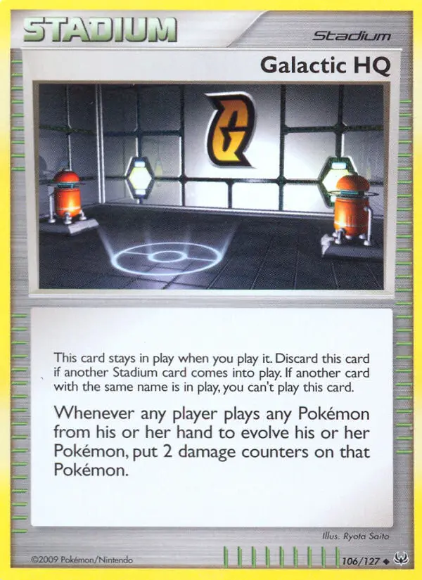 Galactic HQ, Pokémon card